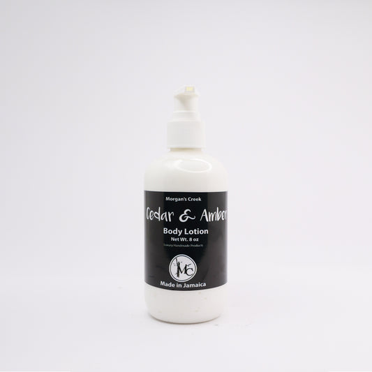 Cedar & Amber Body Lotion by Morgan's Creek