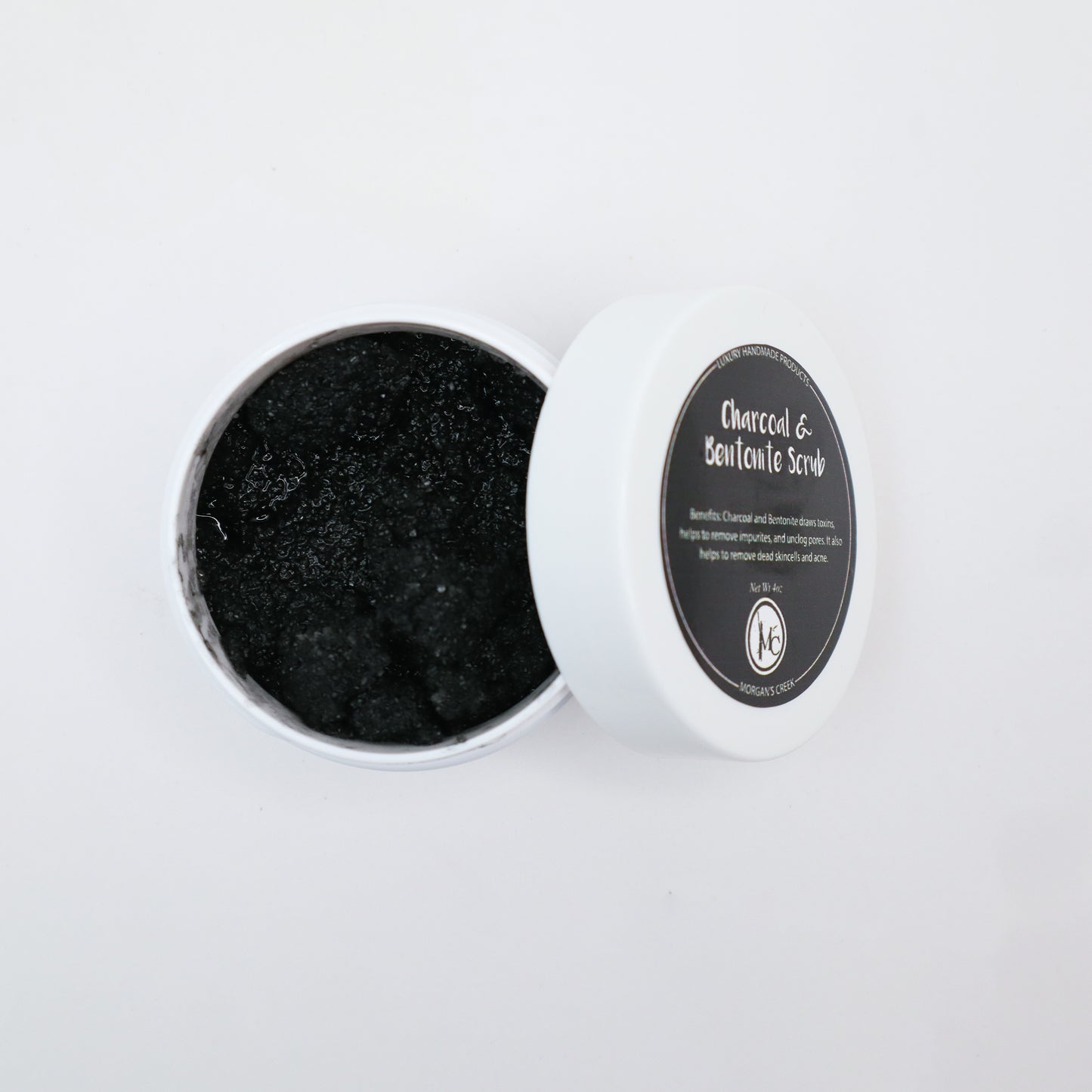 Charcoal & Bentonite Clay Sugar Scrub by Morgan's Creek