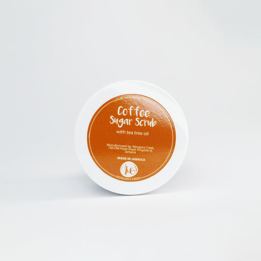 Coffee Sugar Scrub with Tea Tree Oil by Morgan's Creek