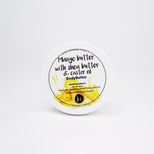 Mango Butter w/ Shea Butter & Castor Oil Body Butter by Morgan's Creek
