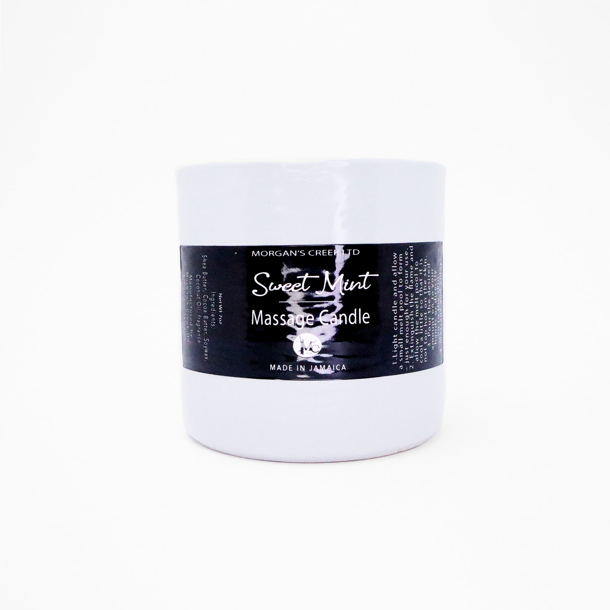 Sweet Mint Massage Candle by Morgan's Creek