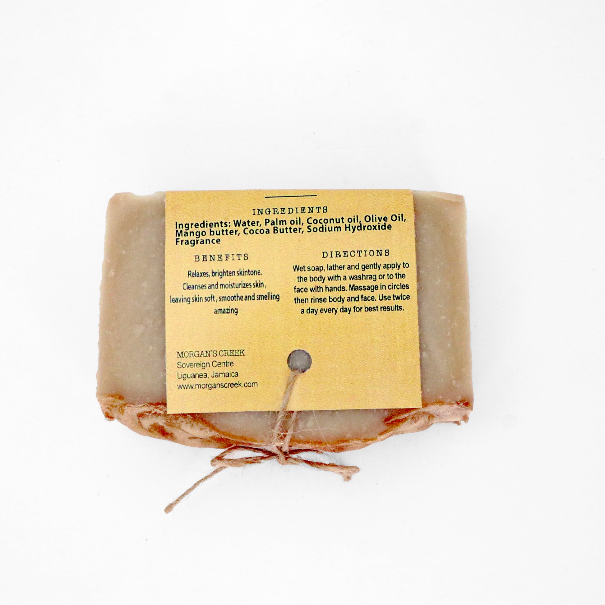 Egg Nog Soap Bar by Morgan's Creek