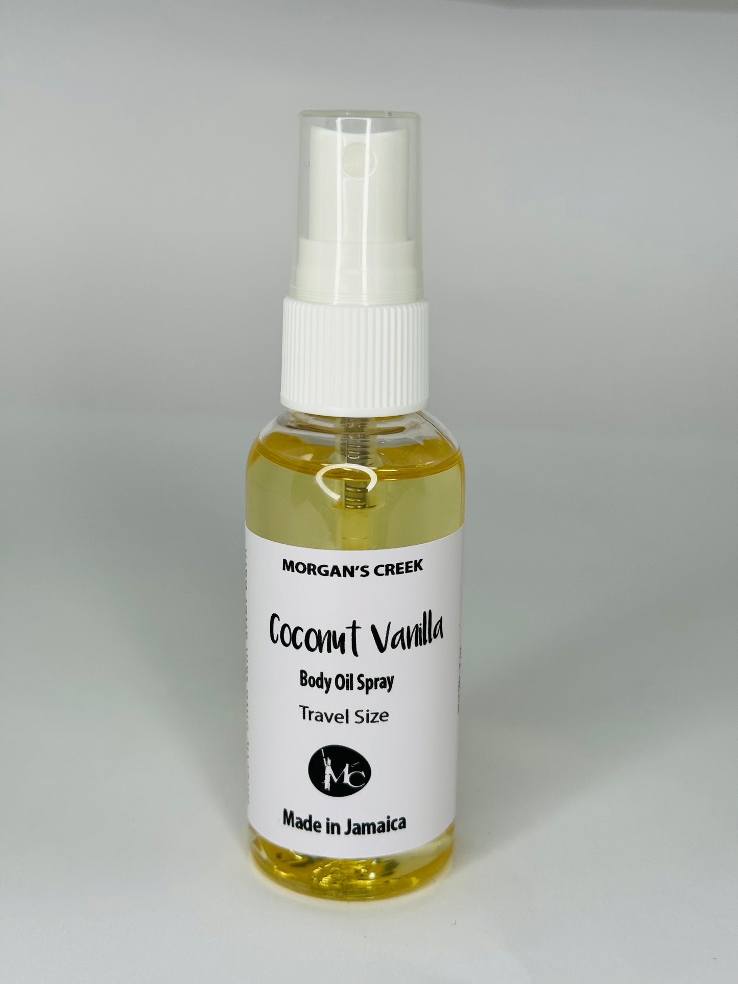 Coconut Vanilla travel size body spray oil