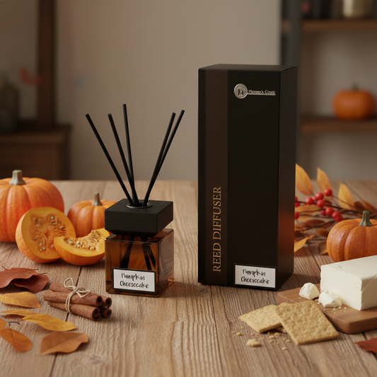 Diffuser with pumpkin cheesecake
