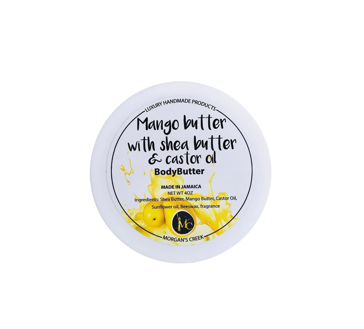 Mango Butter w/ Shea Butter & Castor Oil Body Butter